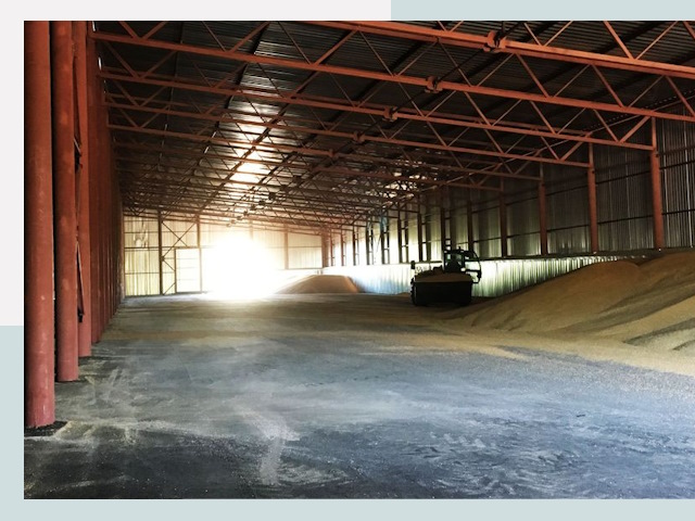 Строительство зернохранилищ в Удомле