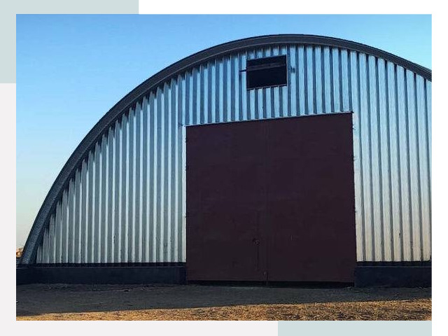 Бескаркасные ангары в Удомле