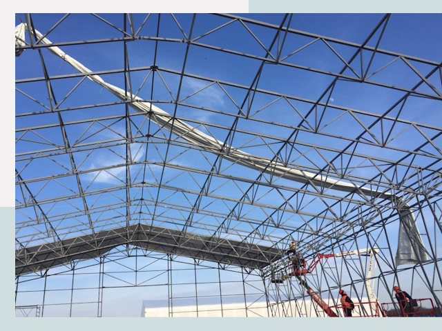 Шатровые ангары от 623 руб. в Удомле и Тверской области