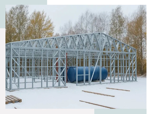 Металлические ангары в Удомле