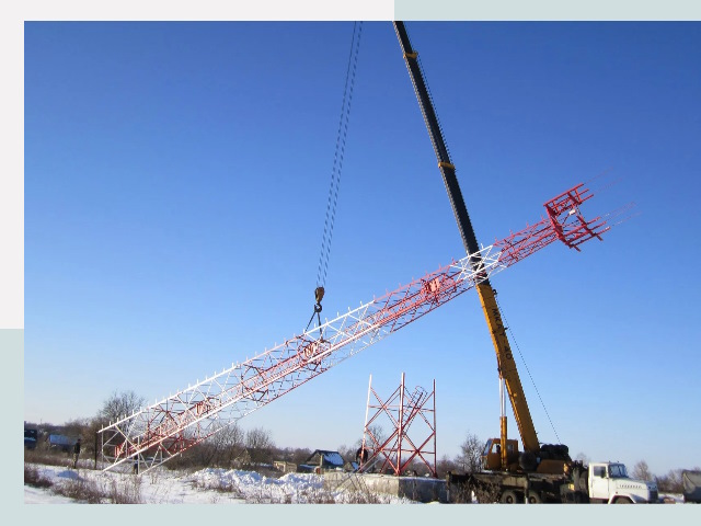 Строительство башен связи в Удомле от 623 руб.