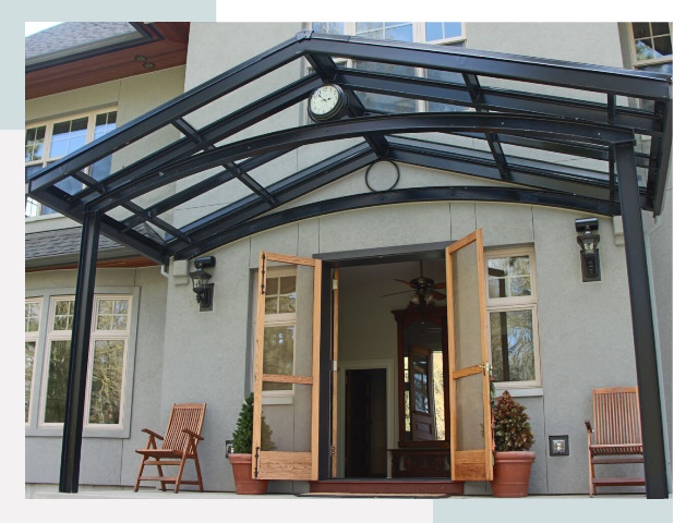 Козырьки металлические в Удомле