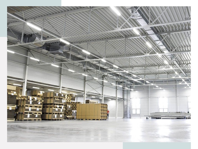 Освещение ангаров в Удомле