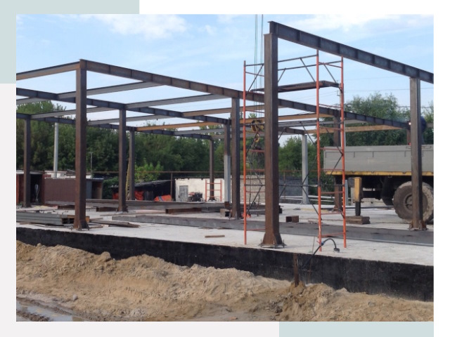 Фундамент для ангаров в Удомле